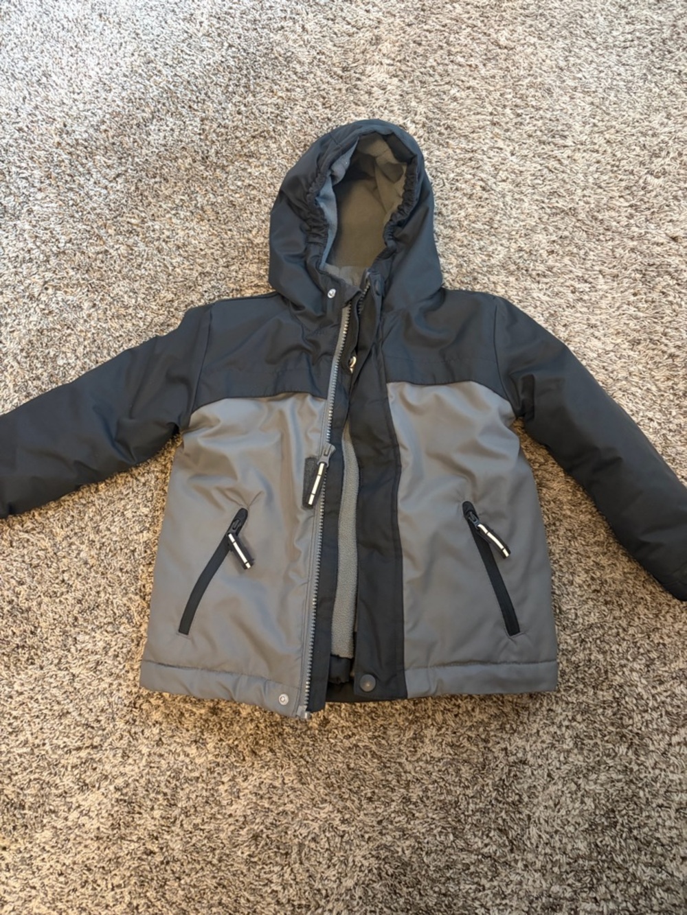 Cat and jack boy toddlers 4t 3-in-1 winter jacket
